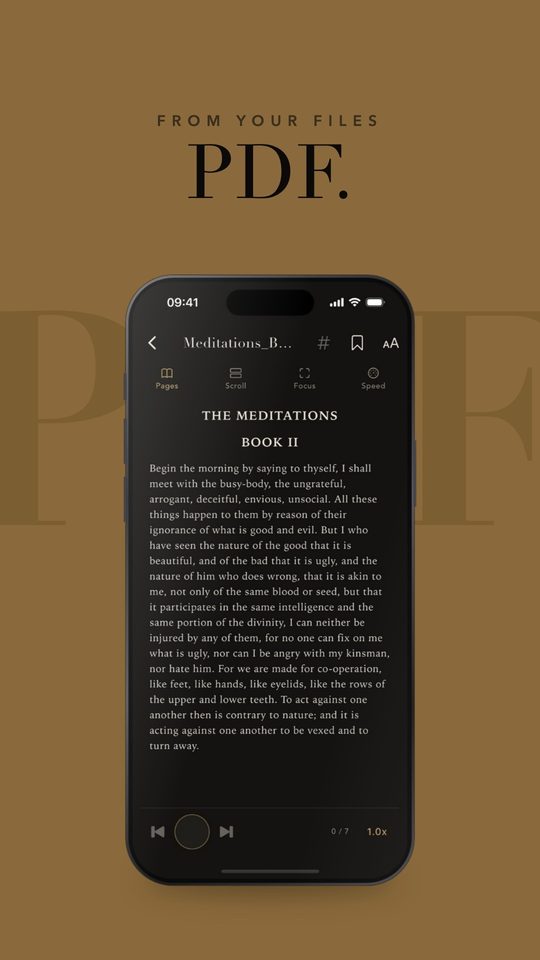 A PDF read aloud